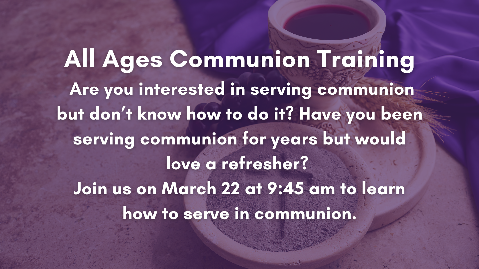 Communion Class